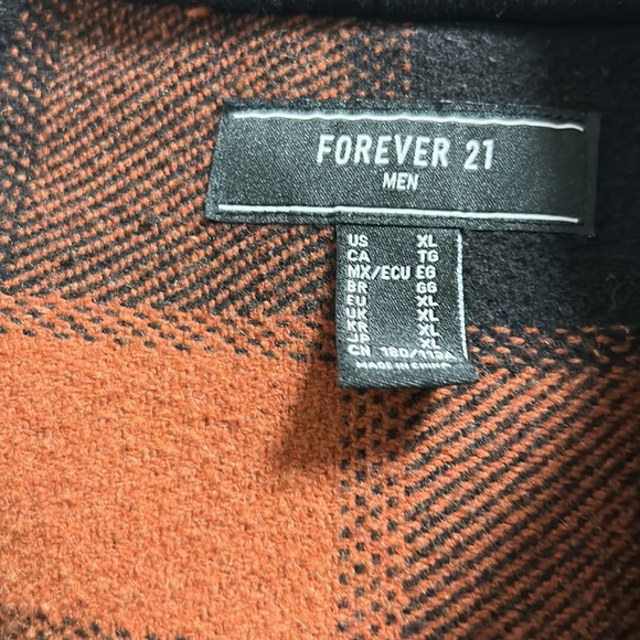 Mens Brown Flannel size xl - Picture 4 of 5